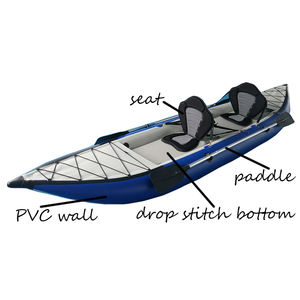 Kayaks de pêche gonflables pour deux personnes en PVC de couleur verte de 0,9 mm à <span class=keywords><strong>vendre</strong></span> - Product Image 2