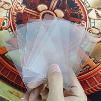 Pochettes transparentes en plastique pour cartes de 100 microns, 66x91mm, pour jeux de société, protège-cartes transparents pour cartes à collectionner
