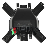 Caja de Distribución de Fibra Óptica para Exteriores FTTH NAP CTO Preconectorizada de 10 Puertos IP68, Mini SC/APC, Conector Reforzado, Caja FAT