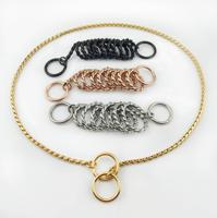 Hundehalsband Haustier-Halskette Trainings-Schlaufenkette aus 316 Edelstahl Starke P-Kette Würgehalsband für Hunde