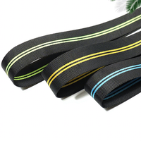 Sangles Jacquard Liwei Écologiques de Luxe en Polyester/Nylon avec Bandes Colorées pour Sacs, Chaussures, Vêtements, Textiles de Maison et Articles à Porter à l'Épaule