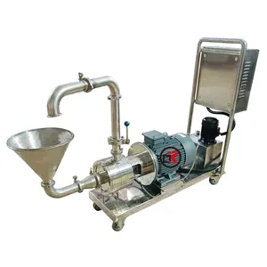 Độ nhớt cao mỹ phẩm chất lỏng thép không gỉ hóa chất vệ sinh máy trộn cắt cao phân tán homogenizer Emulsifier bơm - Product Image 6