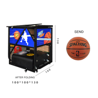 Aire de jeux intérieure grande arcade arcade de basket-ball arcade cerceau de basket-ball monnayeur machine de basket-ball à pièces