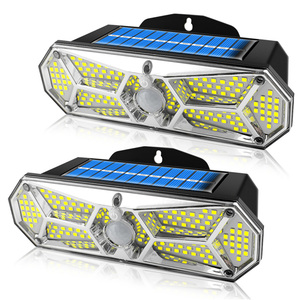 Hot Verkoop 126 Led Solar Bewegingssensor Licht Voor Thuis, Outdoor Noodbeveiliging Tuin Zonne-Wandlamp