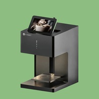 Imprimante à plat couleur unique pour étiquettes de café, encre comestible, alimentée par batterie, automatique, pour l'art latte de qualité alimentaire