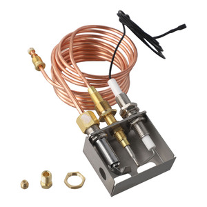 Kit Accensione e Termocoppia per Gas Propano, Lunghezza 900mm, Terminale Piatto 2.8x0.5mm per Uso Esterno - Product Image 1