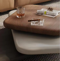Table basse personnalisée en bois moderne rectangle traditionnel noir Table basse unique luxueuse moderne italienne