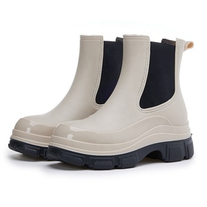 Fashion Women Ankle Rain <strong>Boots</strong> to Keep Warm PVC Ladies Slip-on <strong>Snow</strong> <strong>Boots</strong> <strong>Waterproof</strong> Walking Sandals Hunting PVC <strong>Boots</strong> - Product Image 1