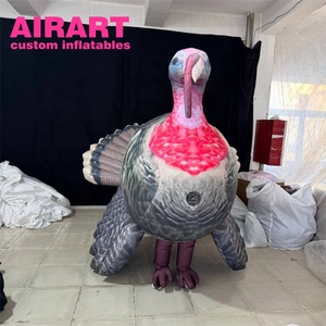 <strong>Inflatable</strong> <strong>Turkey</strong> <strong>Costume</strong> for Thanksgiving Parade Parties - <strong>Inflatable</strong> <strong>Turkey</strong> Mascot <strong>Costume</strong> - Product Image 4