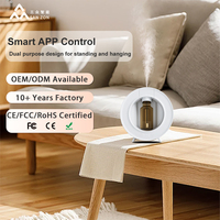 Diffuseur d'arômes portable en gros avec contrôle par application, fonctionnant sur batterie, mural, pour huiles essentielles