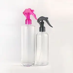 Custom Clear Fine Mist Hair Spray Bottles With Trigger 100ミリリットル300ミリリットル500ミリリットルEmpty Plastic Bottle Sprayers Hand Trigger Spray Bottle