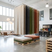 Feutre gris 100 % laine, tissu industriel en feutre, teint uni, matériau non tissé pour le textile de maison