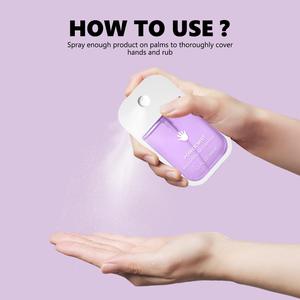 Spray désinfectant pour les mains Clear Touch Land avec mousqueton – Lavage des mains promotionnel - Product Image 3