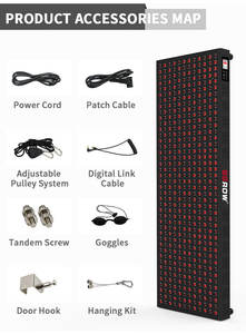 Dispositivo Médico de Terapia Infravermelha de Alta Potência SGROW 2400W Terapia com Luz Vermelha LED - Product Image 4