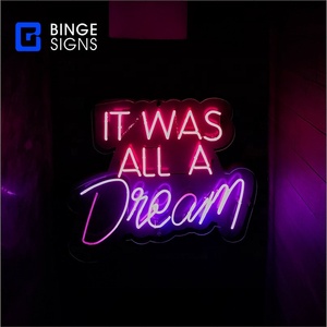 Letrero <span class=keywords><strong>de</strong></span> Neón LED Blanco Moderno Personalizado <span class=keywords><strong>de</strong></span> Binge Advertising Company, con la Frase 'Disfruta Hoy', en Tubo <span class=keywords><strong>de</strong></span> Plástico, para Fiestas - Product Image 3