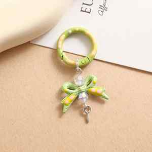 Llavero con Colgante de Mariposa Kawaii, Llavero Metálico Ligero con Impresión de Serigrafía de Estilo de Dibujos Animados - Product Image 2