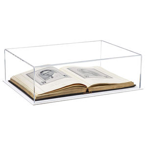 Estantes <span class=keywords><strong>de</strong></span> exhibición Vitrina acrílica con base negra/blanca Vitrina Caja acrílica para muñecas <span class=keywords><strong>de</strong></span> juguete - Product Image 2