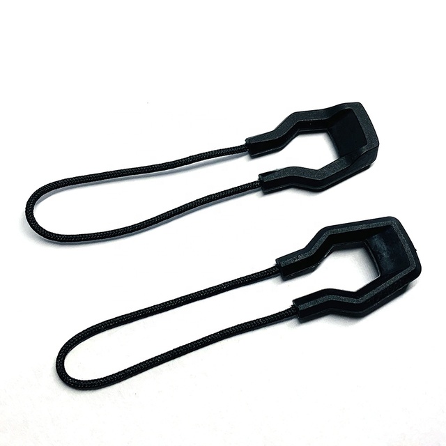 High Quality Custom Logo Silicone Plastic Zip Puller Slider for Zipper of Size Durable and Stylish