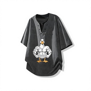 Sweat-shirts décontractés en maille à col rond pour femmes, motif canard musclé, avec logo frontal, pour l'automne - Échantillon disponible en 7 jours CYSE-2690192 - Product Image 4