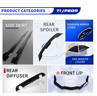 Aileron de pare-chocs avant pour Ford Mustang GT Ecoboost 2024 Style GT 3 pièces Kit de carrosserie séparateur avant garde accessoires de voiture extérieurs