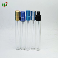 Flacon échantillon en verre de 2 ml, 3 ml, 5 ml, 7 ml, 8 ml avec pulvérisateur métallique 12/410