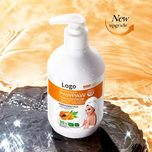 Gel douche personnalisé antifongique brillant bio Paw Paw Gel douche parfumé hydratant et blanchissant à la papaye avec ingrédients à base de plantes - Product Image 4