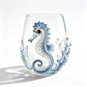 Vaso Artesanal <span class=keywords><strong>de</strong></span> Cristal con Forma <span class=keywords><strong>de</strong></span> Pulpo Azul Anillado 3D, Resistente al Calor, Apto para Alimentos, Vaso <span class=keywords><strong>de</strong></span> <span class=keywords><strong>Bar</strong></span> con Diseño <span class=keywords><strong>de</strong></span> Animal Marino - Product Image 4