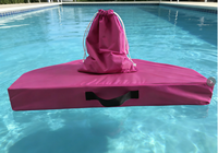 Table de Mahjong pliable avec tapis, plateau flottant pour dominos, tables de Mahjong avec sac pour fête au bord de la piscine, couleur et taille personnalisables