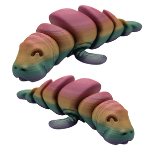 Jouet articulé en cristal imprimé en 3D en forme de lamantin, cadeau éducatif surprise avec imprimante 3D Lamantin - Product Image 1