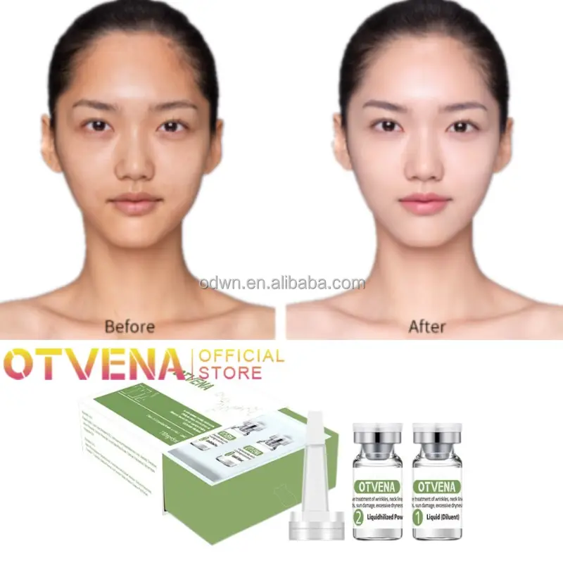 개인 상표 한국 Skincare 제품 혈청 파란 구리 펩티드는 분말 피부 관리 세트 OEM odm를 냉동 건조했습니다