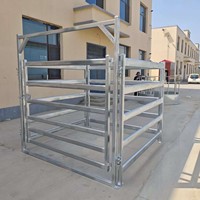 Paneles y Puertas para Cercas de Ganado, Corrales para Caballos, Panel Portátil Galvanizado para Animales de Granja, Australia