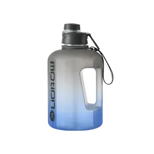 BPA FREE Stickers Motivational Sport Bottle Factory Wholesale Gym Bottle 2.50L Clear Plastic Water Bottle Drinking Hiking