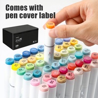 Set de Marcadores Dobles Profesionales para Artistas, a Base de Aceite, 216 Colores, para Dibujo, Bocetos y Pintura, para Estudiantes y Colorear