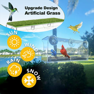 Groot Transparant 180 Doorzichtig Plastic Hervulbaar Schuifblad Vogelvoedervenster Voor Buiten Kijken - Product Image 4