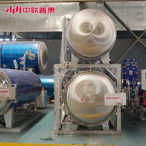 Waterimmersie-<span class=keywords><strong>retort</strong></span> voor collageenpeptide dranken in flessen, precies systeem voor nutraceutische productie - Product Image 4