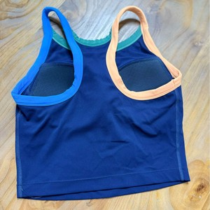 ชุดออกกำลังกายเล่นโยคะแนวย้อนยุคของผู้หญิงเสื้อกล้ามชิ้นเดียวพร้อมแผ่นรองหน้าอกชุดชั้นในวิ่งกันกระแทกสำหรับเทนนิสกิจกรรมกลางแจ้ง - Product Image 5