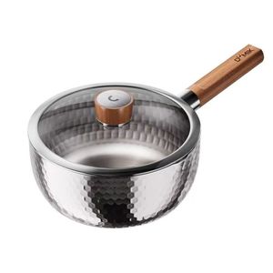 D'MIK Pure Titanium Mini <b>Saucepan</b> 1-2L Uncoated Natural Antibacterial For One Two Person Cooking - Product Image 2