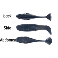 Nouveau 1.5 "2" Bionic Soft Baits Leurre De Pêche Silicone Shad Swimbait Wobbler 4cm 5cm Worm Tackle Leurre Isca Sea Carp Bass