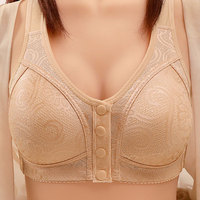 Soutien-gorge de sport confortable pour femmes d'âge moyen et âgées, sans anneaux, à boucle avant, anti-affaissement, taille plus, pour mère