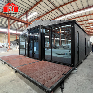 <span class=keywords><strong>Maison</strong></span> Conteneur Maritime Préfabriquée Pliable et Extensible Personnalisable de 74 M² avec 3 Chambres, 40 Pi² en Acier, Villa de Bureau - Product Image 1