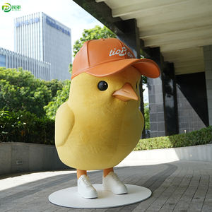 Sculpture de décorations extérieures d'animaux en peluche à grande échelle en fibre de verre en résine personnalisée en usine - Product Image 4