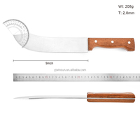 Couteaux de cuisine professionnels personnalisés de haute qualité couteau de Chef en acier inoxydable lame Laser en bois d'origine couteau de boucher Offre Spéciale