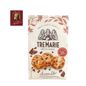 Biscuits croustillants TreMarie au chocolat noir extra fort 360g Pâtisserie Biscuit Authentique italien GVerdi Food Selection - Product Image 1