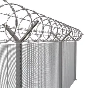 Customized sample provided Structurally Sturdy Y-Shaped Safety fence Airport Dock Prison Fence Net