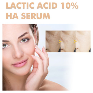 Exfoliante Iluminador DE LA PIEL Poro Ácido láctico Suero facial Hidratante Ácido hialurónico Reafirmante Cuidado orgánico Dirigido <span class=keywords><strong>10</strong></span>% - Product Image 2