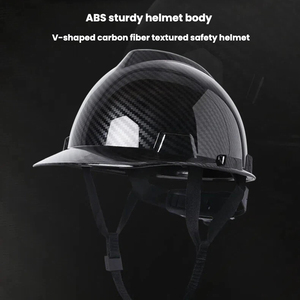خوذة أمان خفيفة الوزن من ألياف الكربون مخصصة من المصنع: للبناء وأعمال الطرق والمصانع، مع إمكانية وضع شعار حسب الطلب - Product Image 1