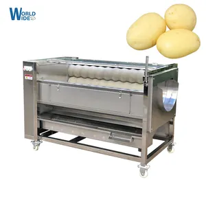 GOOPIKK Industrial vegetable potato carrot taro cassava ginger yam root washing peeling machine potato peeling machine