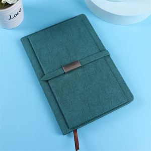 Business Custom Printing Coated Journal A5 PU Leather Notebook With Magnetic Closure - Product Image 4
