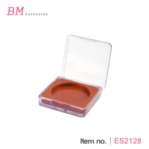 Emballage de blush de haute qualité, 40 mm, rouge transparent, crème de maquillage, blush compact, étui carré <span class=keywords><strong>vide</strong></span>, conteneur de blush en cube - Product Image 4