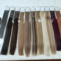Ekstensi Rambut Genius Weft Eropa Double Drawn Cuticle Aligned, Ringan, Tidak Rontok, untuk Rambut Tipis, Ready Stock, Laris Terjual